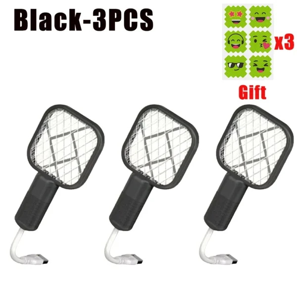Portable Electric Mosquito Swatter USB Mini Fly Bug Zapper UV Light Mosquito Killer Outdoor Picnic Camping Hotel Pest Repellent - Image 12