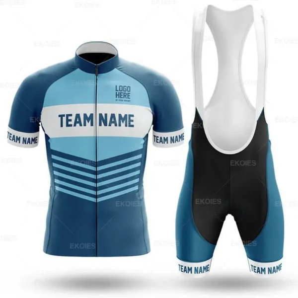 2022 Customize Summer Unisex Cycling Jersey Set Breathable Mountain Bike Rally Team Uniform Racing Bike Jersey Cycling Clothing - Image 26
