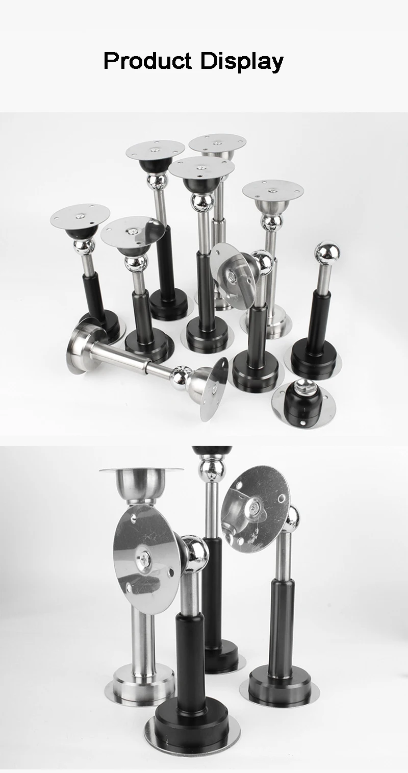 Hydraulic Buffer Door Stopper Stainless Steel Strong Magnetic Doorstop Floor Wall Mount Nail-free Anti-collision Mute Door Touch - Image 40