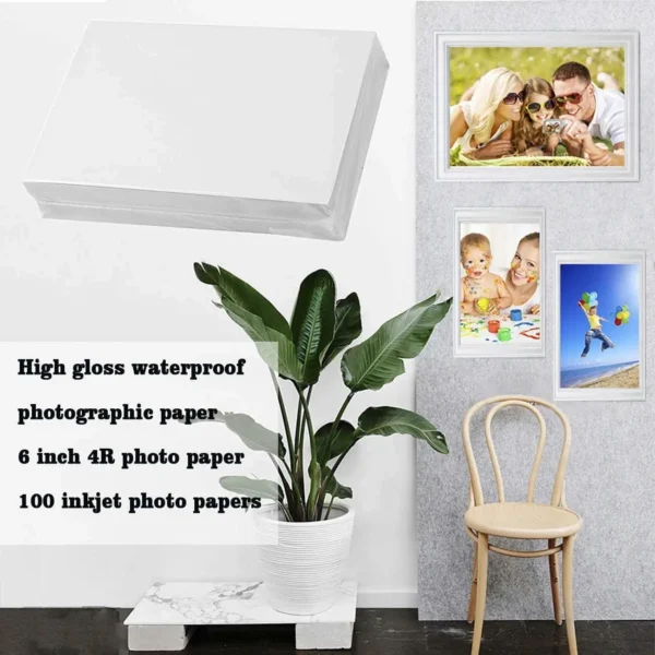4"x 6" 4R High Glossy photographic Paper Waterproof Professional Photo Paper Works with All Inkjet Printers 230g - Image 9