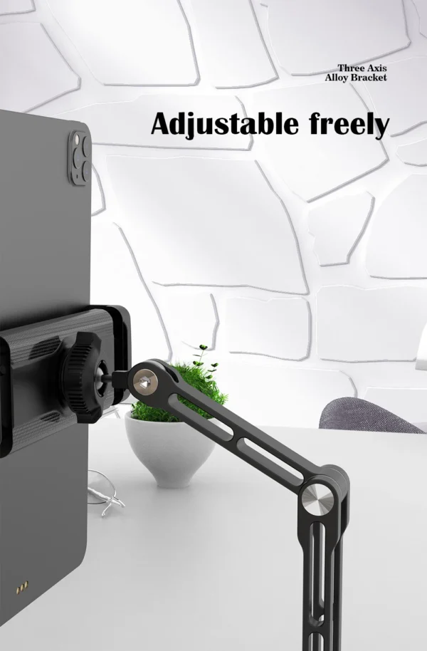 Portable Tablet Stand Aluminum Alloy Bracket Monitor Holder VESA Mount Metal Stand Foldable Adjustable Desktop Magnetic Bracket - Image 16