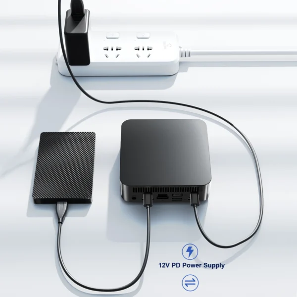 2025 Intel Core i9 8950HK N5095A Mini PC Computer Windows 11 16GB 1TB 2TB 4K Gaming Computer WiFi6 USB Portable Mini Desktop PC - Image 5