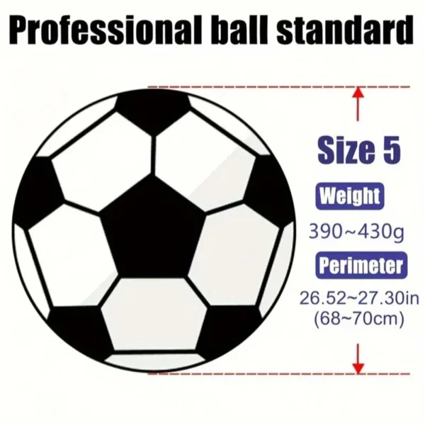 Standard Size 5 Size 4 Soccer Ball Professional Outdoors Sports Match Balls Training Seamless Football High Quality Pu Material - Image 7