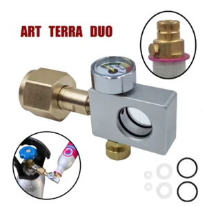 Pink Quick Connector CO2 Cylinder Adapter Soda Accessories Carbonator Refill Fill Station Terra DUO Art Soda Tank Replacement