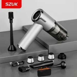 SZUK 148000PA Car Vacuum Cleaner Strong Suction Cordless Handheld Cleaning Machine Wireless Mini Portable Vacuum Cleaner for Car