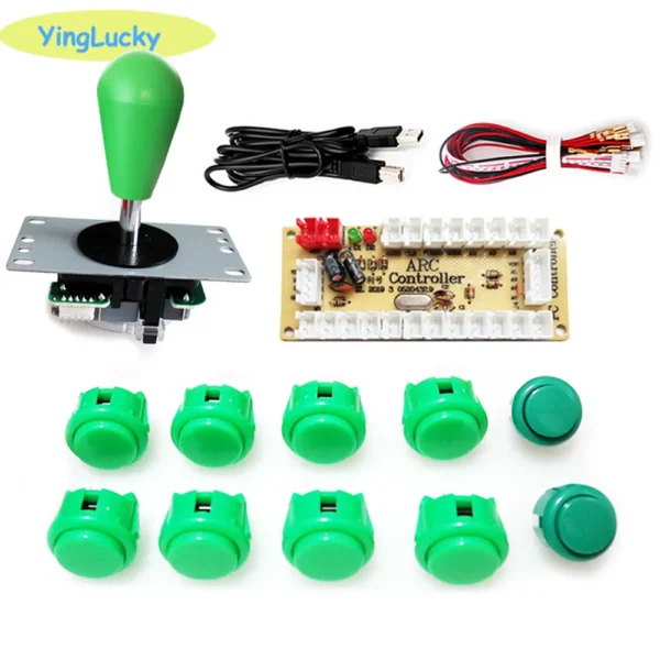 2 Player Arcade Zero Delay Kit USB Encoder for PC Raspberry Pi SANWA Push Button Joystick USB Arcade Cabinet Mando - Image 20