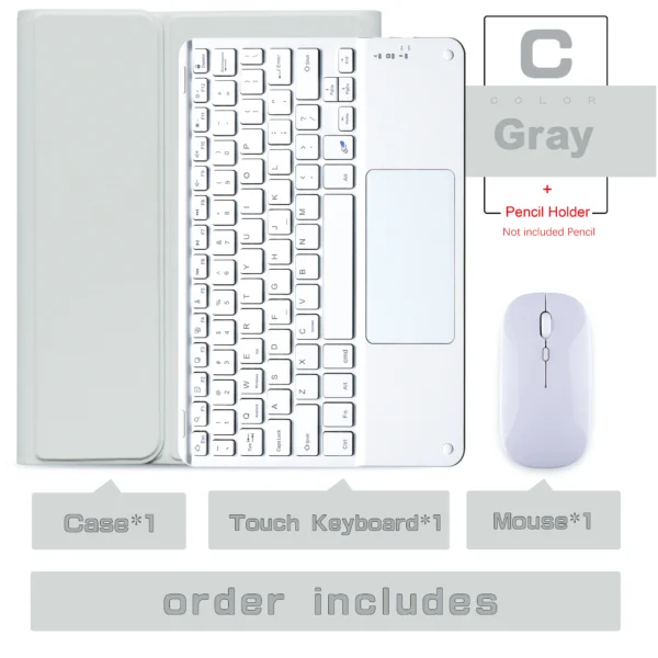 2025 M3 For iPad Air7 Air2 13 11 Case Keyboard Wireless Mouse Magic M2 For iPad 10th Air6 Air 13 Case Bluetooth Keyboard Cover - Image 26