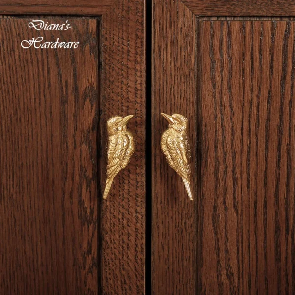 Creative Brass Fortune Bird Knob Drawer Cabinet Door Handles Kitchen Cabinet Shoe Knobs Pure Copper Handles for Furniture Decor - Image 2