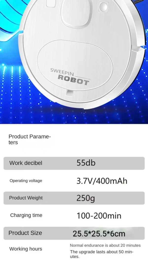 Xiaomi Smart Sweeping Floor Robot Ultra-quiet Remote Control Vacuum Cleaner Carpet Wireless Mopping Machine For Home Office Use - Image 17