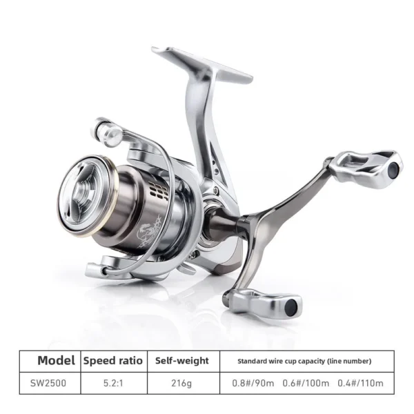 Small golf road spinning Stella double rocker fishing reel long-distance casting micro-fish reel SW - Image 17