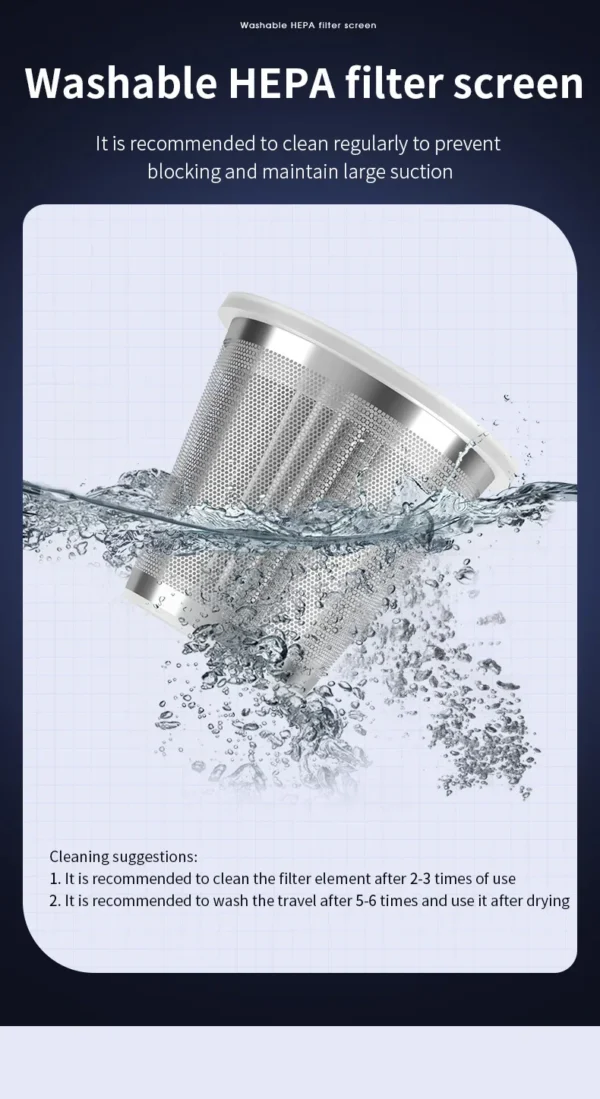 Xiaomi Youpin Vacuum Cleaner Mini Wireless Dust Removal Mite Vacuum Handheld Portable Cleaning Great Suction Home Appliances New - Image 20