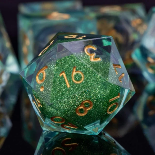 D20 DND Resin Dice Set D&D D6 Sharp Edges Dice Dungeon and Dragon Role Playing Game RPG Polyhedral Dice D20 D12 D10 D8 D6 D4 - Image 49