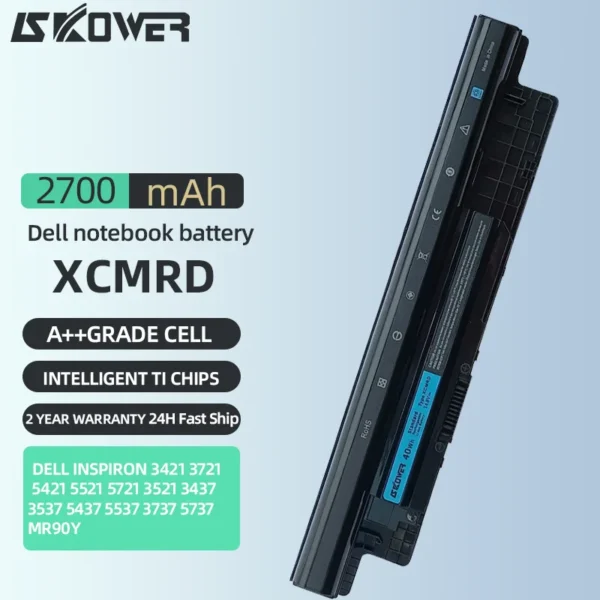 SKOWER 40Wh XCMRD Battery For Dell Inspiron 15 3521 3531 3537 3541 3542 15R 5537 5521 14R 3421 3437 5421 5437 Vostro 2421 2521 - Image 8