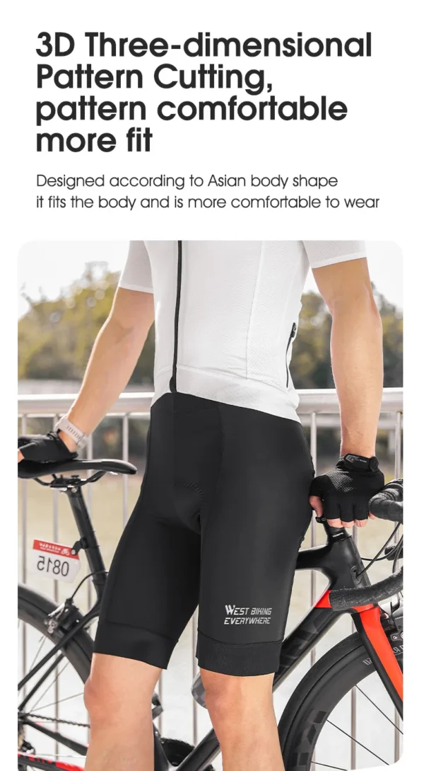 WEST BIKING Men's Cycling Shorts Padded shockproof Enduro Pants MTB Racing Bike Shorts Summer Sport Compression Elastic Tights - Image 14
