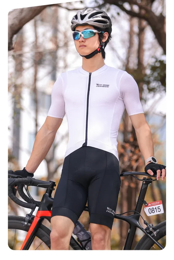 WEST BIKING Men's Cycling Shorts Padded shockproof Enduro Pants MTB Racing Bike Shorts Summer Sport Compression Elastic Tights - Image 19