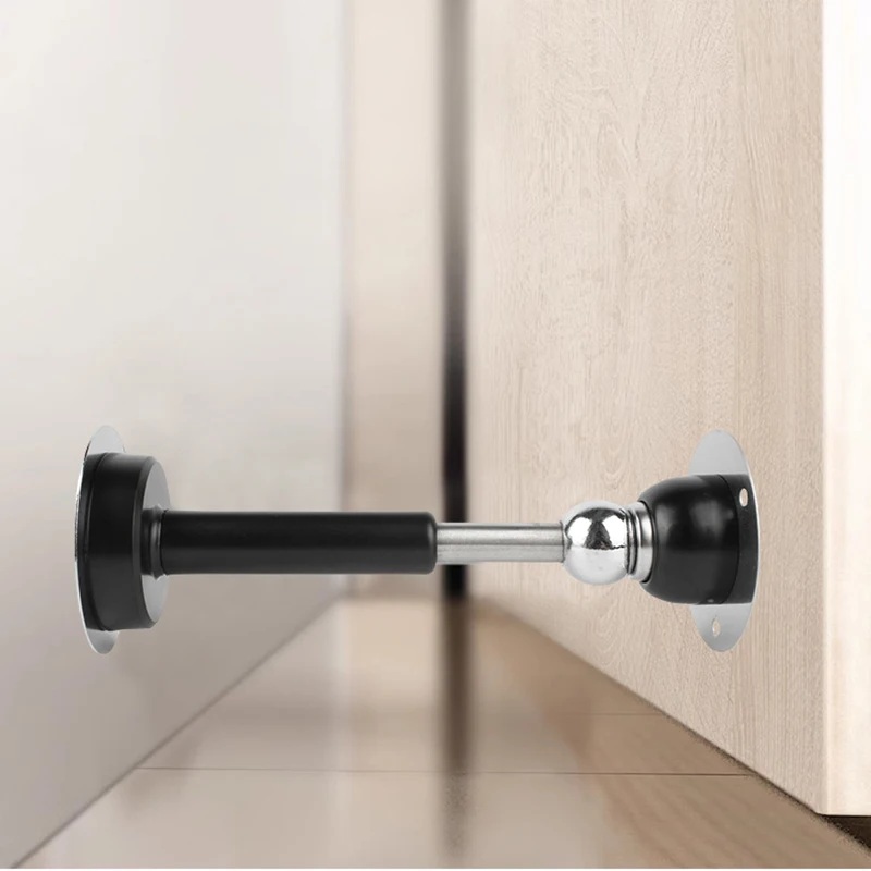 Hydraulic Buffer Door Stopper Stainless Steel Strong Magnetic Doorstop Floor Wall Mount Nail-free Anti-collision Mute Door Touch - Image 33