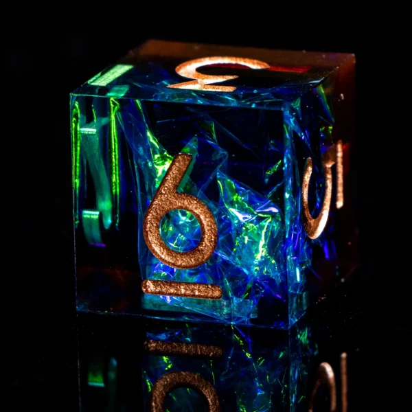 D20 DND Resin Dice Set D&D D6 Sharp Edges Dice Dungeon and Dragon Role Playing Game RPG Polyhedral Dice D20 D12 D10 D8 D6 D4 - Image 3