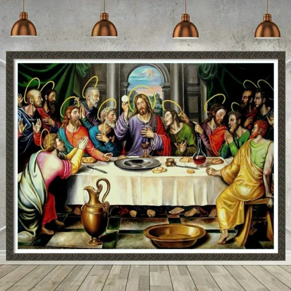 The Last Supper 5D DIY Diamond Painting Mosaic Jesus Embroidery Cross Stitch Rhinestones Handicraft Home Decor New Arrival Gift - Image 21