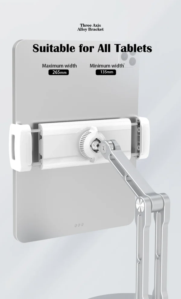 Portable Tablet Stand Aluminum Alloy Bracket Monitor Holder VESA Mount Metal Stand Foldable Adjustable Desktop Magnetic Bracket - Image 19
