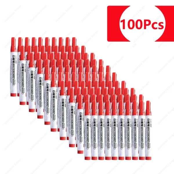 NeW!100-1pcs Erasable Whiteboard Marker Pen Teaching Chalk Blackboard Marker for Ceramics Glass Office School Art Stationery - Image 25