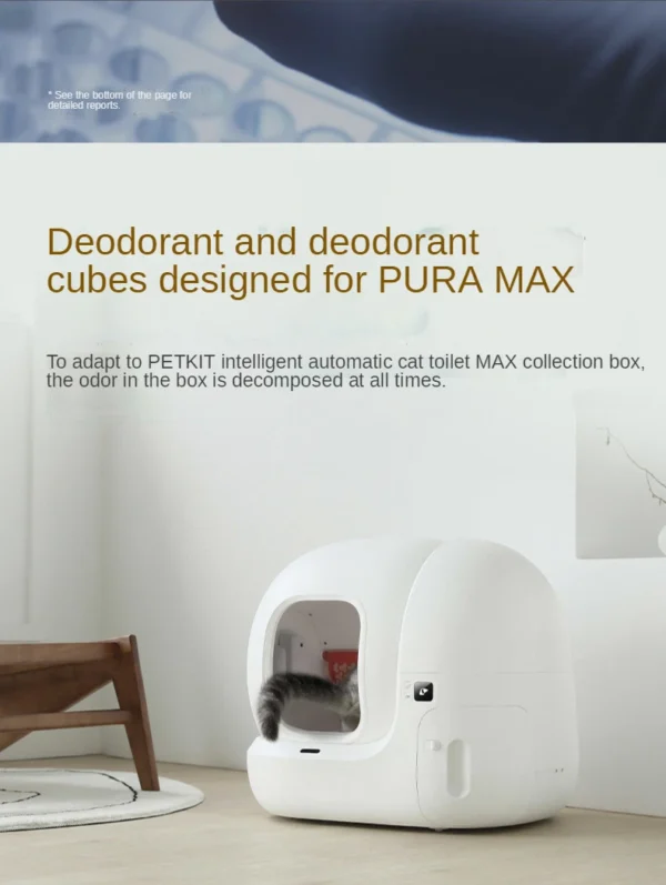 Petkit-Pura Max Sandbox for Cat Litter Box, Mat Accessories, Automatic, High Performance, Three Prevention Pad - Image 17