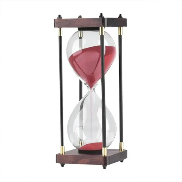 30/60 Minute Vintage Metal Hourglass Timer Kitchen Home Office Creative Desktop Ornaments Time Management Tools Holiday Gifts - Image 24