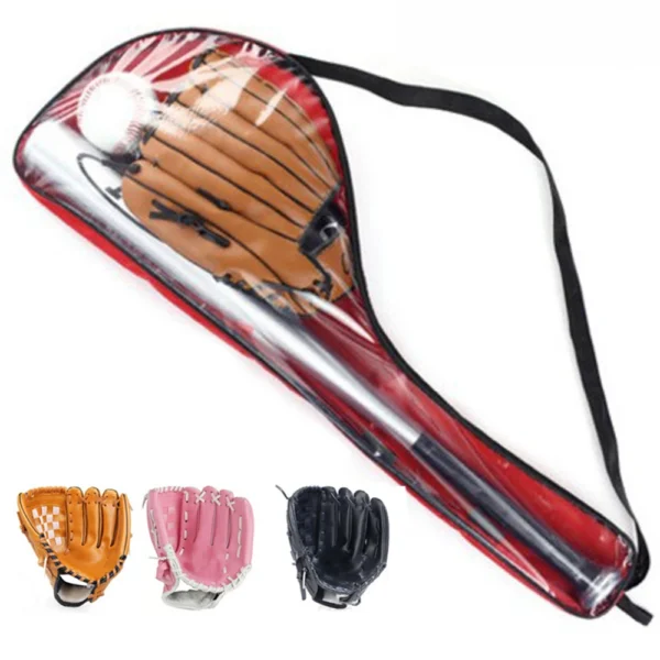 Baseball Balls Set Baseball Bat+Baseball+Baseball Gloves 25in Aluminum Alloy Baseball Bat 10.5in PVC Baseball Glove Baseball Kit - Image 12
