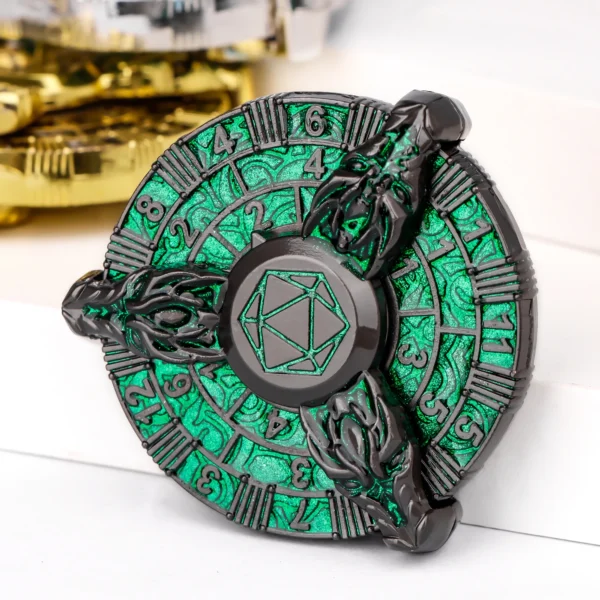 D6 Dice Finger 7-in-1 Spinner Dice Set, Fingertip Gyro Roulette Dice For Dungeons and Dragons DND Compass Dice d & d dice set - Image 25