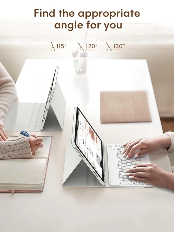 2025 M3 For iPad Air7 Air2 13 11 Case Keyboard Wireless Mouse Magic M2 For iPad 10th Air6 Air 13 Case Bluetooth Keyboard Cover - Image 6