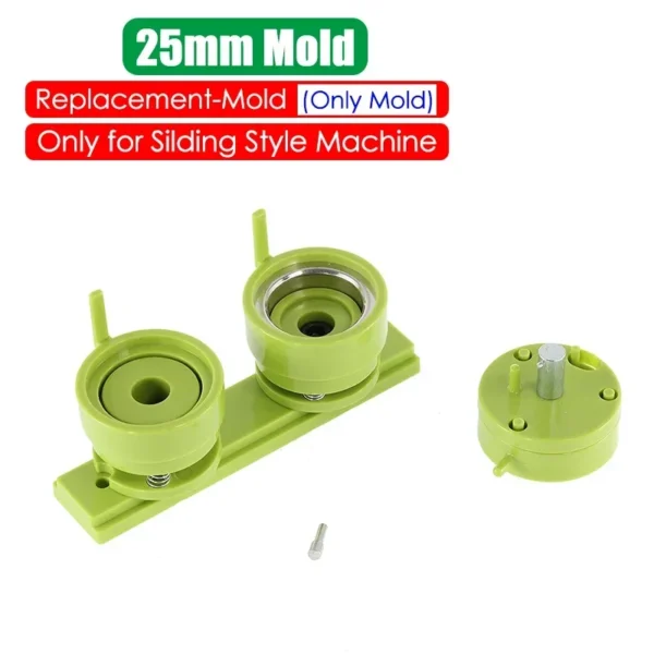 DIY Combination Badge Button Maker Machine Sliding Style Badge Button Machine Host Replacement 25/32/37/44/58/75mm Badge Mold - Image 8
