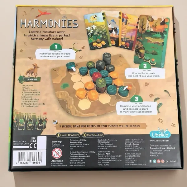 "Harmonies: A 30-Minute Table Game for 1-4 Players, Suitable for Ages 10+ | Combining Strategy and Poetry, Creating Unique Scene - Image 2