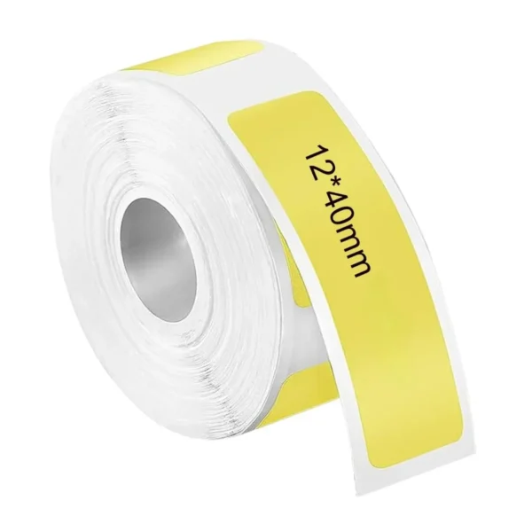 D30 Label Maker Tape 12×40mm Transparent Label Stickers Compatible With D30 Series Printers For Family-Category Shop-Item Labels - Image 21