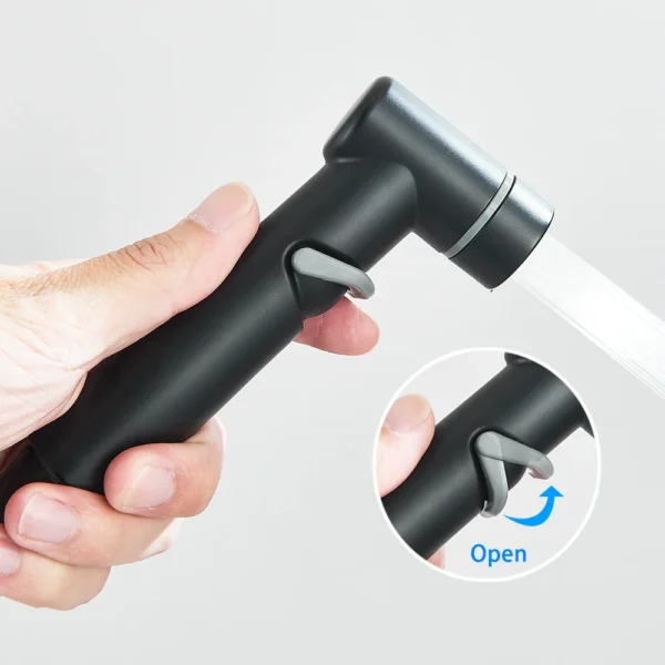Hygienic Toilet Bidet Sprayer Shower Wall-mounted Double Outlet Angle Valve Toilet Faucet Set Bathroom Bidet Accessories - Image 6
