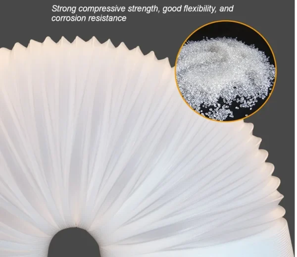 Thickened PVC Smoke Exhaust Pipe Kitchen Extractor Ventilation Tube, Scalable Flexible Duct Bathroom,Fans,∅100-180mmx1.5m,3m - Image 12