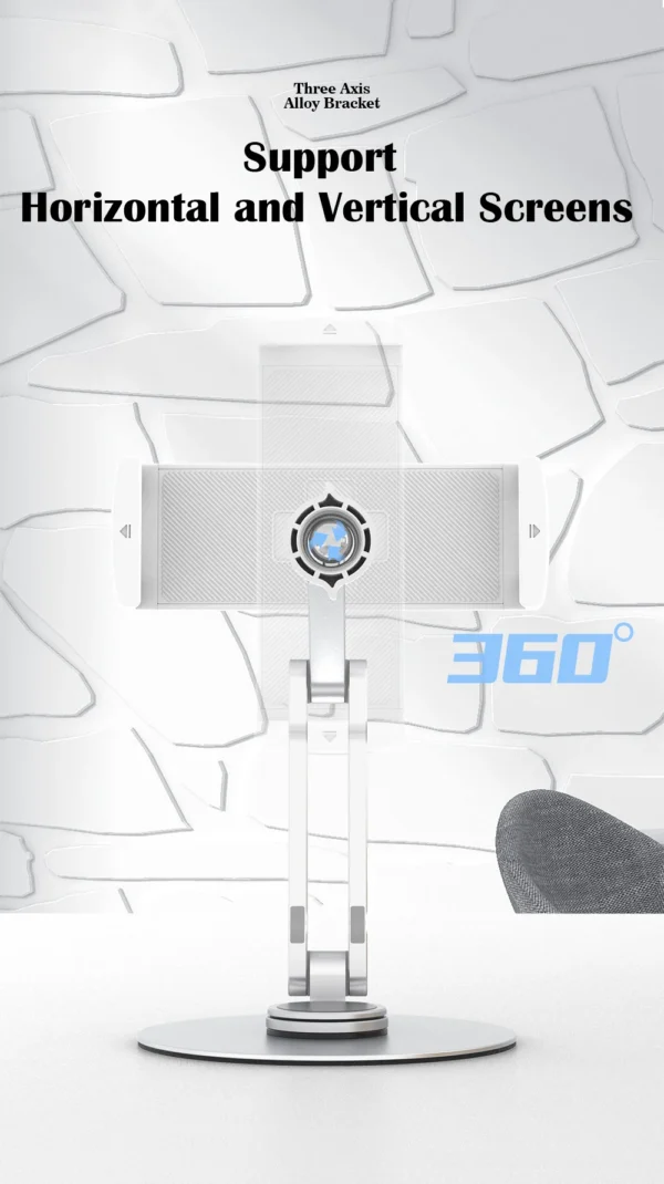 Portable Tablet Stand Aluminum Alloy Bracket Monitor Holder VESA Mount Metal Stand Foldable Adjustable Desktop Magnetic Bracket - Image 18