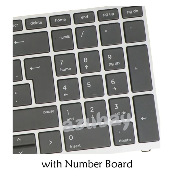 Backlit Laptop Keyboard for HP Probook 650 G4 G5, 450 G5, 455 G5, 470 G5 US English Korean Russian/ Canadian/ Spanish Portuguese - Image 5