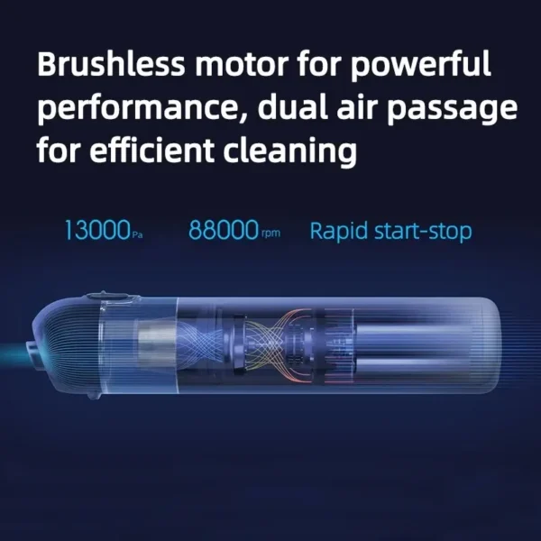 Xiaomi Youpin Vacuum Cleaner Mini Wireless Dust Removal Mite Vacuum Handheld Portable Cleaning Great Suction Home Appliances New - Image 4