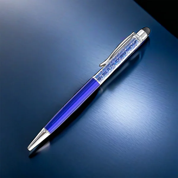 Custom Logo Stylus Ball Pen Color Crystal Touch Screen Ballpoint Pen Promotional Gift Pen Personalized Giveaway Bulk Lot 10 50 - Image 3