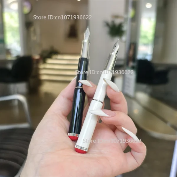 Limited Green Hoohill Pico Exquisite Beautiful Mini Cute Short Metal Fountain Pen EF/F/M Nib Writing  Business Stationery Gift - Image 2