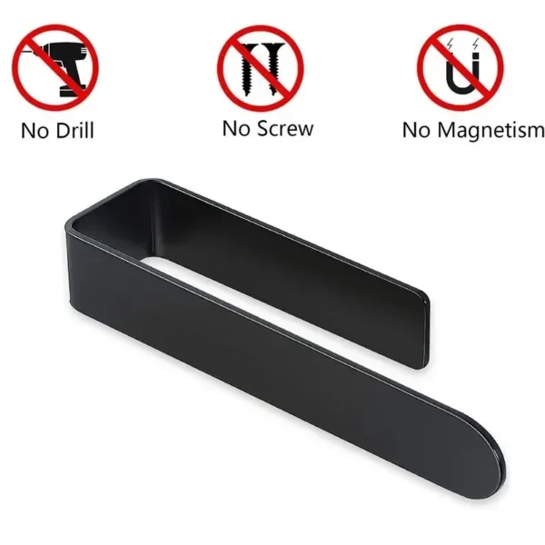Towel Rack Non-punched Towel Rack Bathroom Rack Self-adhesive Bathroom Kitchen Towel Hand Towel Rack Household Items - Image 5