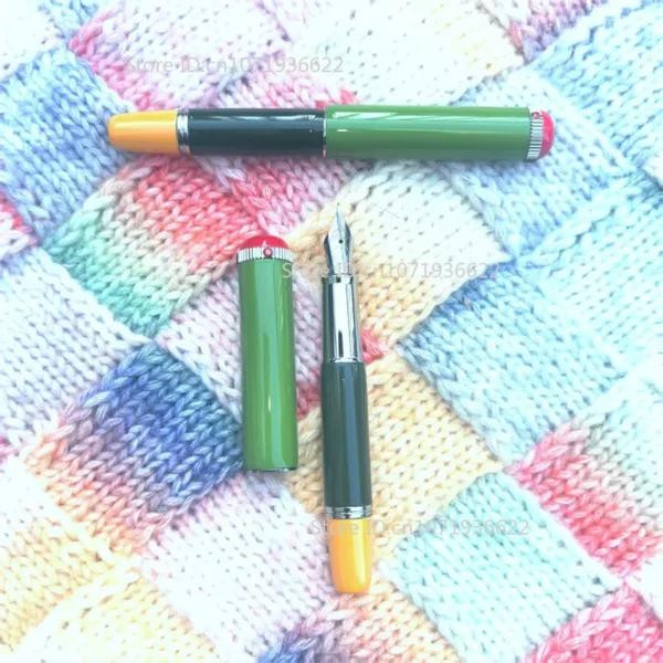 Limited Green Hoohill Pico Exquisite Beautiful Mini Cute Short Metal Fountain Pen EF/F/M Nib Writing  Business Stationery Gift - Image 15