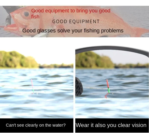 Polarized Glasses Fisher Men's Fishing Glass Fish Watching Underwater Artifact Fishings - Image 12