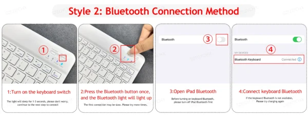 2025 M3 For iPad Air7 Air2 13 11 Case Keyboard Wireless Mouse Magic M2 For iPad 10th Air6 Air 13 Case Bluetooth Keyboard Cover - Image 41