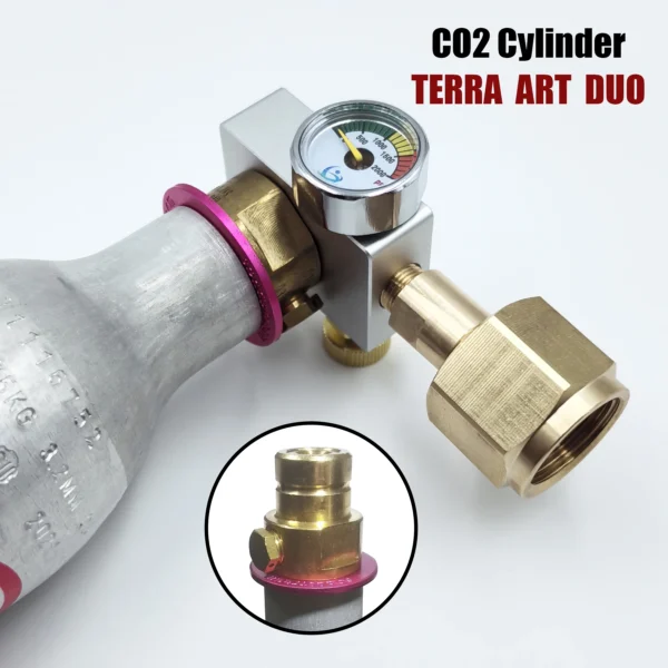 Pink Quick Connector CO2 Cylinder Adapter Soda Accessories Carbonator Refill Fill Station Terra DUO Art Soda Tank Replacement - Image 13