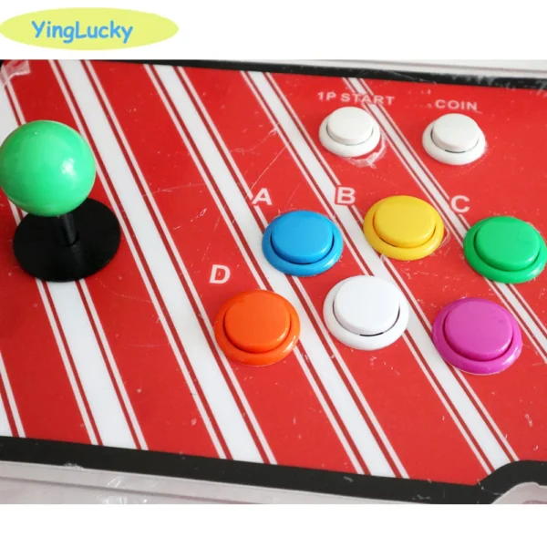 2 Player Arcade Zero Delay Kit USB Encoder for PC Raspberry Pi SANWA Push Button Joystick USB Arcade Cabinet Mando - Image 2