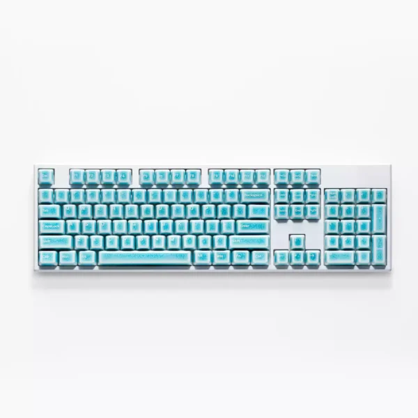 Ceramic Keycaps Crackle Translucent Mechanical Keyboard Original Height 114 Keys Glazed Cross HIFI Gift Customization Wipeable - Image 8