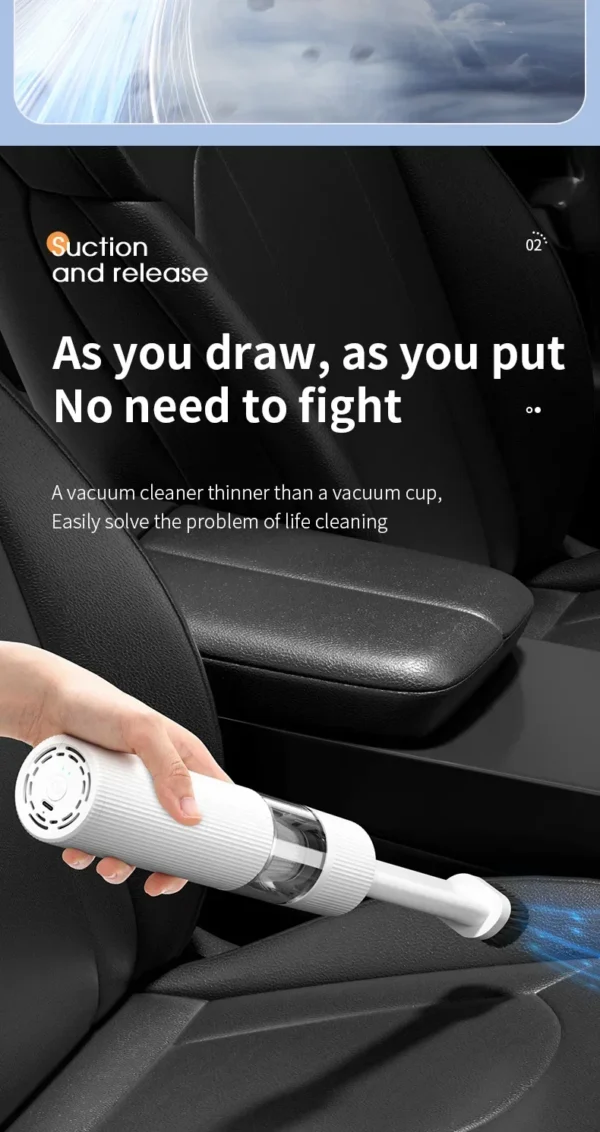 Xiaomi Youpin Vacuum Cleaner Mini Wireless Dust Removal Mite Vacuum Handheld Portable Cleaning Great Suction Home Appliances New - Image 11