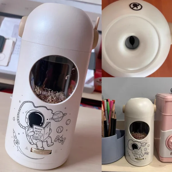 Electric Pencil Sharpener, Auto-Stop and Rechargeable Large Pencil Sharpener for 6-12mm Pencils, Portable in School Office - Image 37