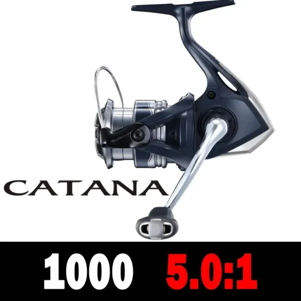 SHIMANO CATANA Spinning Fishing Reel 3+1BB Metal Spool G-Free Body and Propulsion Line Management System - Image 8