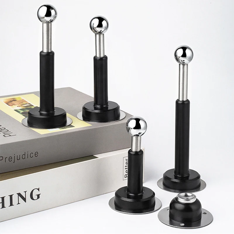 Hydraulic Buffer Door Stopper Stainless Steel Strong Magnetic Doorstop Floor Wall Mount Nail-free Anti-collision Mute Door Touch - Image 6